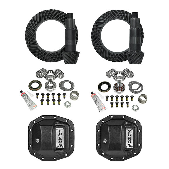 Yukon Gear & Axle Ring and Pinon Gear Kits Yukon Gear & Axle Ring and Pinon Gear Kits for 18-22 Jeep Wrangler JL with Front M186 & Rear M200 Axles