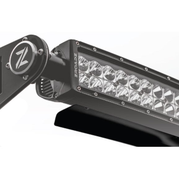 ZROADZ  Noise Cancelling Wind Diffuser  with 50" ZROADZ or similar style Double LED Light Bar