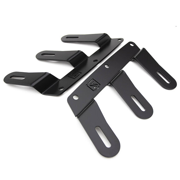 ZROADZ Front Bumper Fog LED Brackets to Mount 3" ZROADZ LED Light Pods ZROADZ Z325401 Front Bumper Fog LED Brackets to Mount 3" ZROADZ LED Light Pods for a 21-25 Ford Bronco