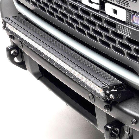 ZROADZ Front Bumper Top LED KIT with 30" Straight Single Row Light Bar ZROADZ Z325421-KIT Front Bumper Top LED KIT with 30" Straight Single Row Light Bar for 21-25 Ford Bronco