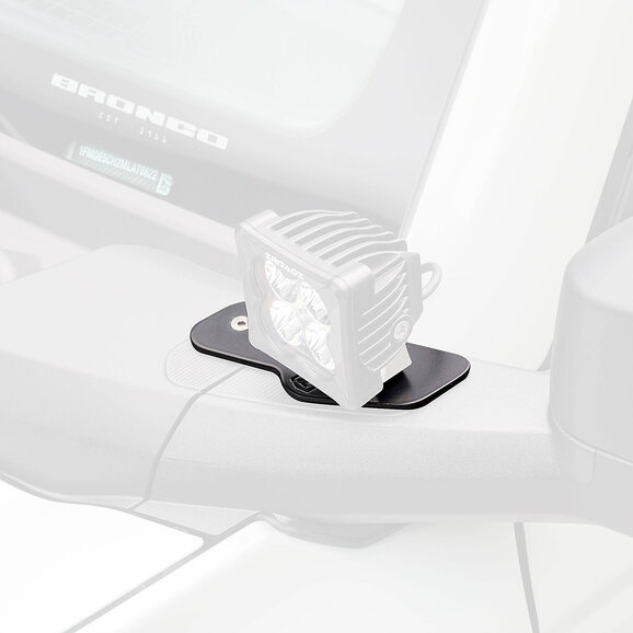 ZROADZ Mirror Ditch 3" LED Light Brackets ZROADZ Z365401-BK2 Mirror Ditch 3" LED Light Brackets for 21-25 Ford Bronco
