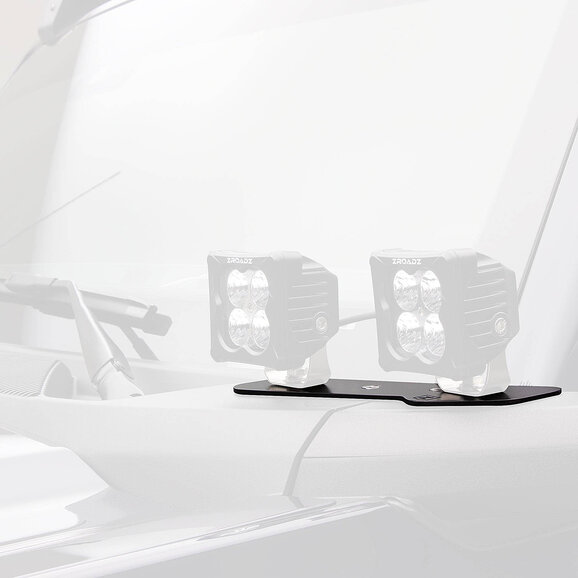 ZROADZ Mirror Ditch 3" LED Light Brackets ZROADZ Z365401-BK4 Mirror Ditch 3" LED Light Brackets for 21-25 Ford Bronco