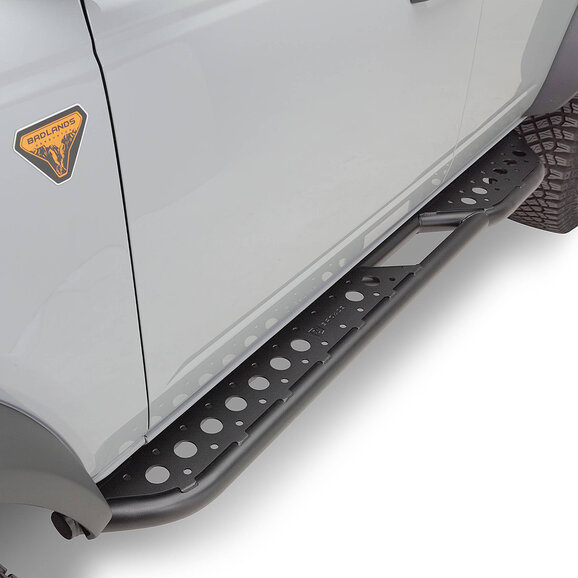 ZROADZ TRAILX.R1 Series Rock Slider Side Steps ZROADZ Z745401 TRAILX.R1 Series Rock Slider Side Steps for 21-25 Ford Bronco 4-Door