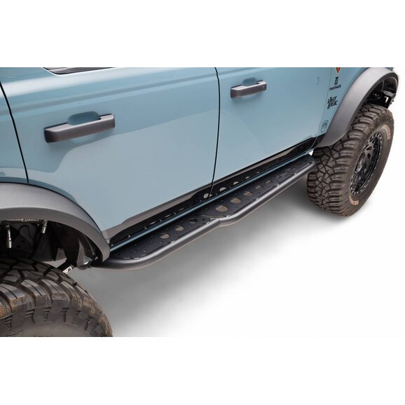ZROADZ TRAILX.R3 Series Rock Slider Side Steps ZROADZ Z745601 TRAILX.R3 Series Rock Slider Side Steps for 21-25 Ford Bronco 4-Door