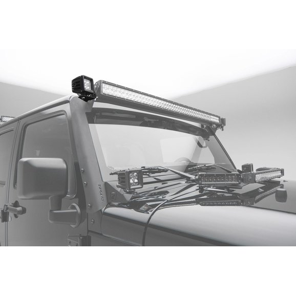 ZROADZ Front Roof Side LED Kit with 3" LED Pod Light-Pair ZROADZ Z334811-KIT Front Roof Side LED Kit with 3" LED Pod Light-Pair for 07-18 Jeep Wrangler JK