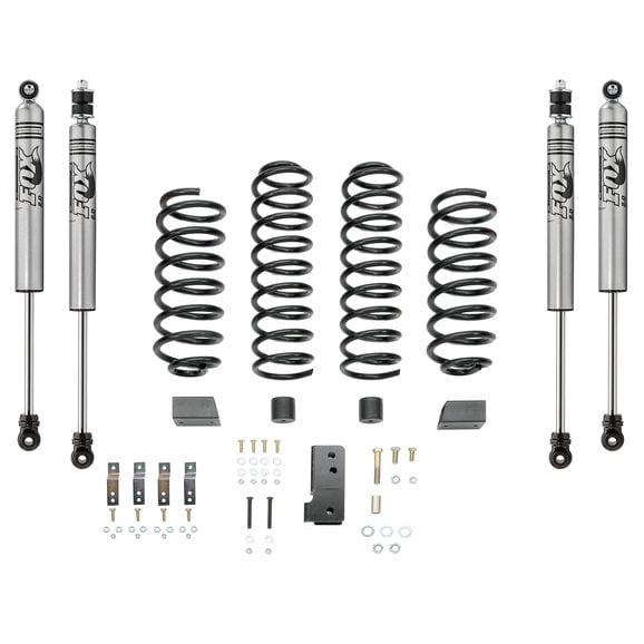 Quadratec 2.5” Coil Spring Suspension Kit with FOX IFP Mono-Tube Shocks Quadratec 2.5” Coil Spring Suspension Kit with FOX IFP Mono-Tube Shocks for 07-18 Jeep Wrangler JK