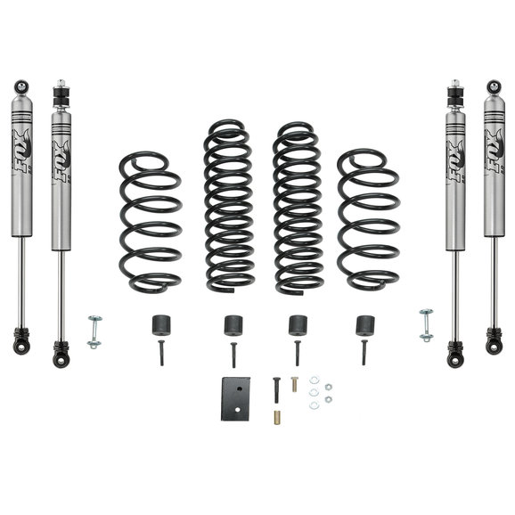 Quadratec 2.5" Coil Spring Suspension Lift Kit with FOX IFP Mono-Tube Shocks Quadratec 2.5" Coil Spring Suspension Lift Kit with FOX IFP Mono-Tube Shocks for 97-06 Jeep Wrangler TJ & Unlimited