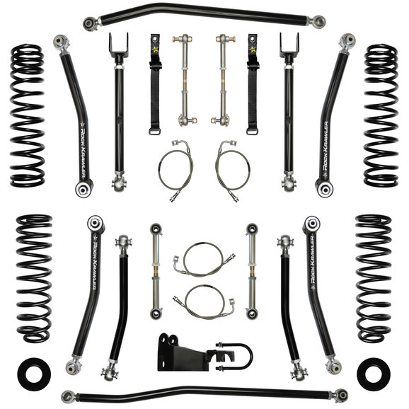 Rock Krawler 2.5" X-Factor Mid Arm System Rock Krawler 2.5" X-Factor Mid Arm System for 07-18 Jeep Wrangler JK