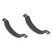 Bartact  Paracord Rear Roll Bar Grab Handles for 07-18 Jeep Wrangler JK Unlimited 4-Door