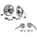 Quadratec  LED Headlight Upgrade Conversion & LED Fog Lights Kit for 07-18 Jeep Wrangler JK