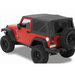 Bestop Supertop NX Soft Top with Tinted Windows without Doors Bestop 5472235 Supertop NX Soft Top with Tinted Windows without Doors for 07-18 Jeep Wrangler JK 2 Door