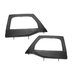 Rugged Ridge Front Soft Upper Doors in Black Rugged Ridge 13711.15 Front Soft Upper Doors in Black for 07-18 Jeep Wrangler JK w/ Rugged Ridge Lower Half Doors