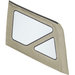 Mopar  Clear Quarter Window in Khaki Diamond for 07-10 Jeep Wrangler JK