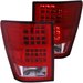 Anzo USA L.E.D. Tail Lights in Red Anzo USA 311149 L.E.D. Tail Lights in Red for 05-06 Jeep Grand Cherokee WK