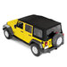 Mopar Complete Cable Style Sunrider Twill Soft Top with Spring Lift Assist in Black Mopar 82213652 Complete Cable Style Sunrider Twill Soft Top with Spring Lift Assist in Black for 07-18 Jeep Wrangler Unlimited JK 4 Door