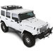 Smittybilt Defender Roof Rack Smittybilt 45454 Defender Roof Rack for 07-18 Jeep Wrangler Unlimited JK 4 Door