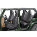 Coverking Front & Rear Ballistic Nylon Seat Cover Combo for 13-18 Jeep