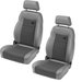 Bestop  TrailMax II Pro Front Seats in Fabric for 76-06 Jeep CJ-5, CJ-7, CJ-8 Scrambler & Wrangler YJ, TJ