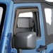 Quadratec  2pc Window Visors for 07-18 Jeep Wrangler JK