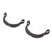 Bartact Paracord Rear Head Rest Grab Handles Bartact  Paracord Rear Head Rest Grab Handles for 07-25 Jeep Wrangler JK, JL & Gladiator JT