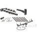 Quadratec  4 Bike Folding Bike Rack & 2" Receiver Hitch Kit for 97-06 Jeep Wrangler TJ & Unlimited