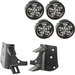 Rugged Ridge A-Pillar Light Mount Brackets Kit with 3.5" Round LED Lights Rugged Ridge 11232.37 A-Pillar Light Mount Brackets Kit with 3.5" Round LED Lights for 97-06 Jeep Wrangler TJ