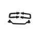 Kentrol  Stainless Steel Windshield Tie Down Kit for 87-95 Jeep Wrangler YJ