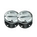 Mile Marker Stainless Steel Manual Locking Hub Set Mile Marker 470 Stainless Steel Manual Locking Hub Set for 81-86 Jeep CJ with 5 Bolts