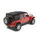Bestop Twill Replace-a-top Soft Top with Tinted Windows without Doors in Black Bestop 79847-17 Twill Replace-a-top Soft Top with Tinted Windows without Doors in Black for 10-18 Jeep Wrangler Unlimited JK 4 Door