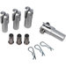 Crown Automotive RT26062 Billet Soft Top Disconnects in Silver for 97-06 Jeep Wrangler TJ & Unlimited