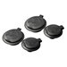 Armorlite B1022634-BLK1-AA Drain Plug Set - 4-Pack for 16-23 Toyota Tacoma