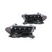 Attica 4x4 CHATT0769-H6-GBC-SQ Apex Series Full LED High/Low beam Sequential HeadLights for 16-23 Toyota Tacoma