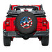 Boomerang Enterprises Distressed Star Logo Tire Cover Boomerang Enterprises  Distressed Star Logo Tire Cover for 18-19 Jeep Wrangler JL