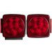Blazer International C7423 LED Submersible Combination Trailer Light Kit for Trailers Under 80" Wide