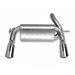 Gibson Stainless Steel Dual Exit Cat Back Exhaust System Gibson  Stainless Steel Dual Exit Cat Back Exhaust System for 18-22 Jeep Wrangler JL with 3.6L engine