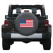Boomerang Enterprises Soft Spare Tire Cover with American Flag Print Boomerang Enterprises TC-AF30 Soft Spare Tire Cover with American Flag Print for 29-30" Spare Tire