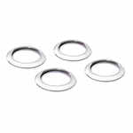 Kentrol 30004 Stainless Steel Air Vent Bezels for 07-10 Jeep Wrangler ...