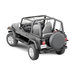 MasterTop 12203115 Sport Bar Covers for 92-95 Jeep Wrangler YJ 