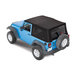 Mopar Twill Tinted Window Kit Mopar 82213832 Twill Tinted Window Kit for 13-18 Jeep Wrangler JK 2 Door