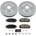 Power Stop Front Z17 Evolution Geomet Coated Brake Kit Power Stop  Front Z17 Evolution Geomet Coated Brake Kit for 14-16 Jeep Cherokee KL with Dual Piston Front Calipers