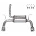 Pypes Performance Exhaust SJJ24S Dual Axle Back Exhaust System with Street Pro Muffler for 18-23 Jeep Wrangler JL