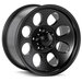 Quadratec Baja Xtreme II Wheel 17x9 with 4.75in Backspace Quadratec  Baja Xtreme II Wheel 17x9 with 4.75in Backspace for 07-26 Jeep Wrangler JL, JK & Gladiator JT