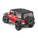 QuadraTop Complete Soft Top in Black Twill QuadraTop  Complete Soft Top in Black Twill for 07-18 Jeep Wrangler JK Unlimited 4-Door