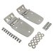Crown Automotive Stainless Steel Hood Hinge Set Crown Automotive  Stainless Steel Hood Hinge Set for 97-06 Jeep Wrangler TJ & Unlimited