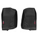 Rough Country Front Heavy Duty Fitted Floor Mats Rough Country M-6150 Front Heavy Duty Fitted Floor Mats for 18-19 Jeep Wrangler JL