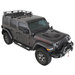 Smittybilt Defender One-Piece Roof Rack Smittybilt 45454JL Defender One-Piece Roof Rack for 18-23 Jeep Wrangler JL Unlimited & Gladiator JT