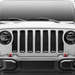 T-Rex Round Billet 1-Pc Black Round Grille without Forward Facing Camera  T-Rex 6204941 Round Billet 1-Pc Black Round Grille without Forward Facing Camera  for 18-20 Jeep Wrangler JL