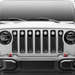 T-Rex ZROADS Series Black Mesh Grille with LED Lights T-Rex Z314931 ZROADS Series Black Mesh Grille with LED Lights for 18-19 Jeep Wrangler JL