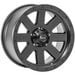 TACTIK  T-741 Wheel in Matte Black  for 07-22 Jeep Wrangler JL, JK & Gladiator JT