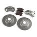 Teraflex Front Big Brake Kit with Slotted Rotors Teraflex 4303420 Front Big Brake Kit with Slotted Rotors for 07-18 Jeep Wrangler JK